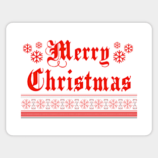 "Merry Christmas" is a timeless and widely recognized  holiday greeting. Sticker